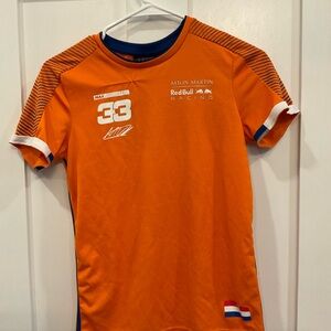 Aston Martin Red Bull Racing Orange T-Shirt max verstappen kids